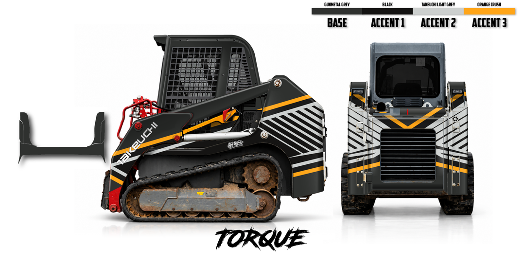 Takeuchi TL8 2015-19 Wrap Kit Dirty Graphix