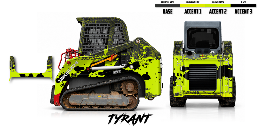 Takeuchi TL8 2015-19 Wrap Kit Dirty Graphix