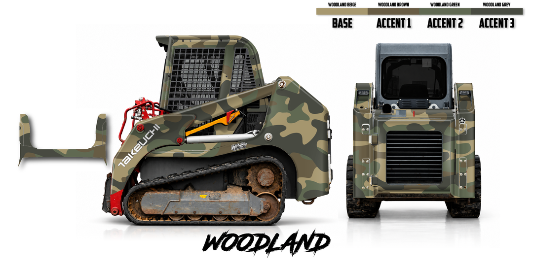 Takeuchi TL8 2015-19 Wrap Kit Dirty Graphix
